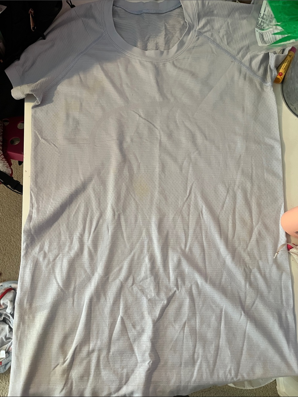 lululemon athletica Light Purple Short Sleeve Performance Tee